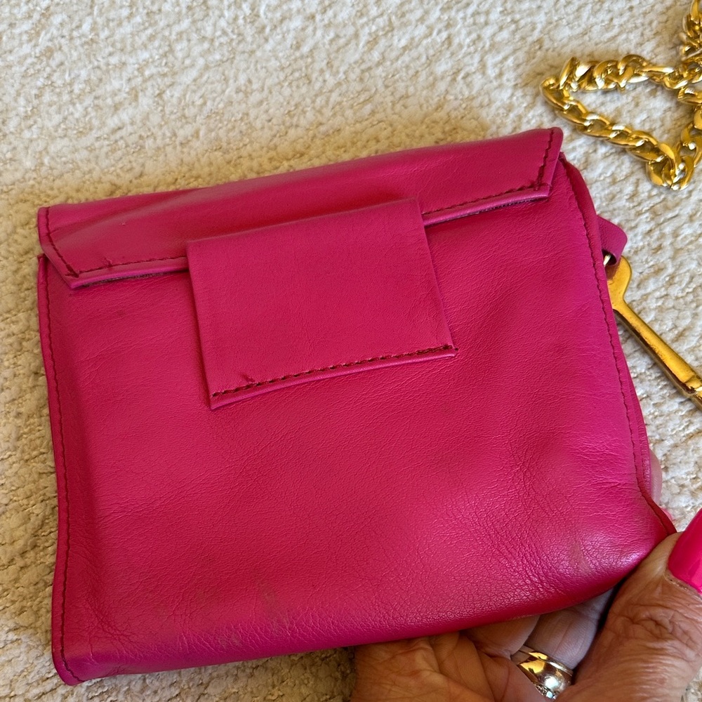 Moschino Pink Mini Bag with Gold Accents - Picture 5 of 9